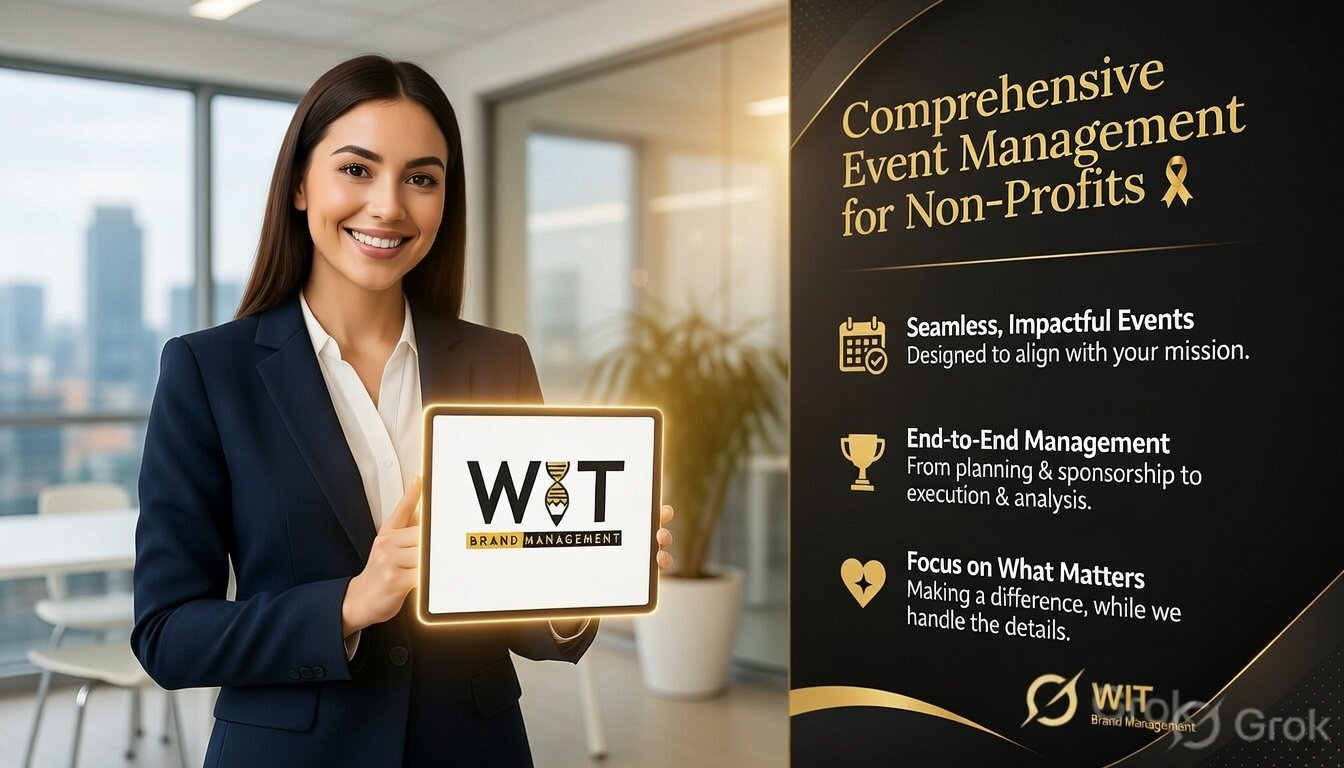 Non-profit team planning an event