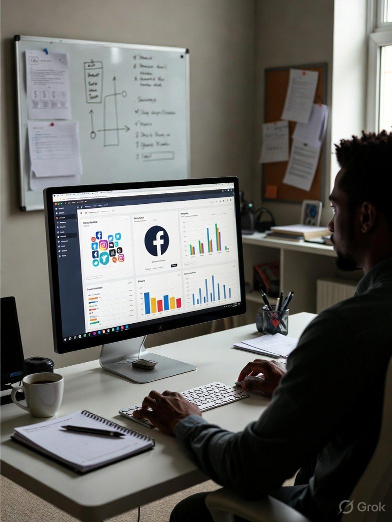 Non-profit social media team creating engaging content